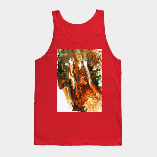 Still Life Fluid Art Tank Top by Stacey-Design